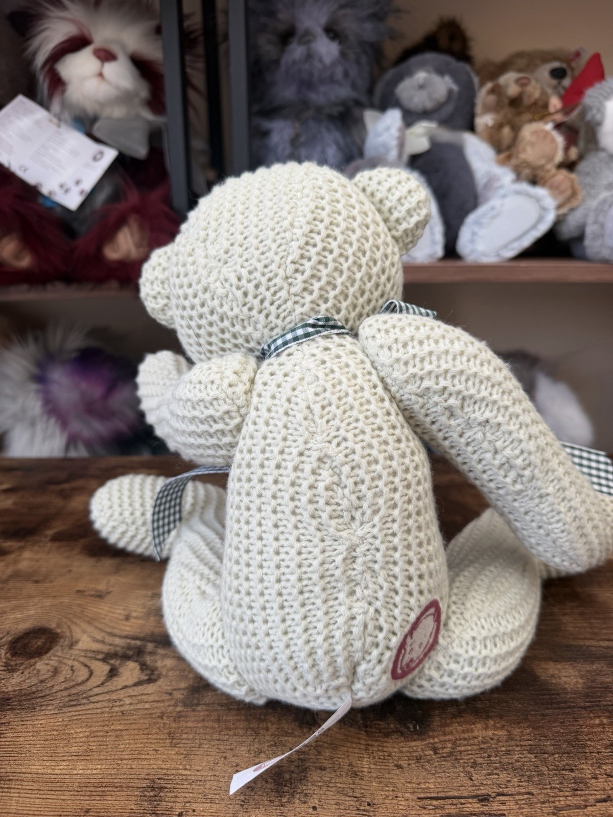 Charlie Bears Knotty knitted bear - Image 5