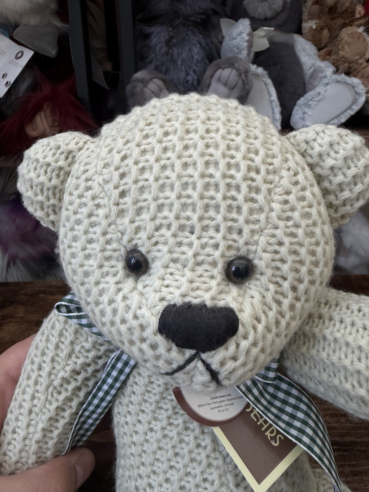 Charlie Bears Knotty knitted bear - Image 7
