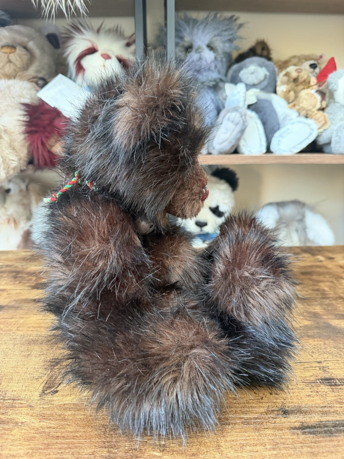 Charlie Bears Anniversary Edward Teddy Bear 16” Brown Plush LE 6000 CB114885 - Image 3