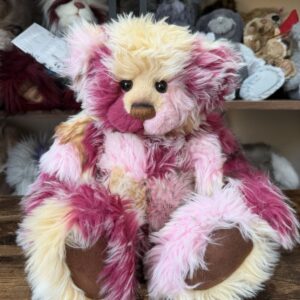 Collectible Charlie Bear Eton Soft Toy Plush Eton Mess Style Teddy Bear