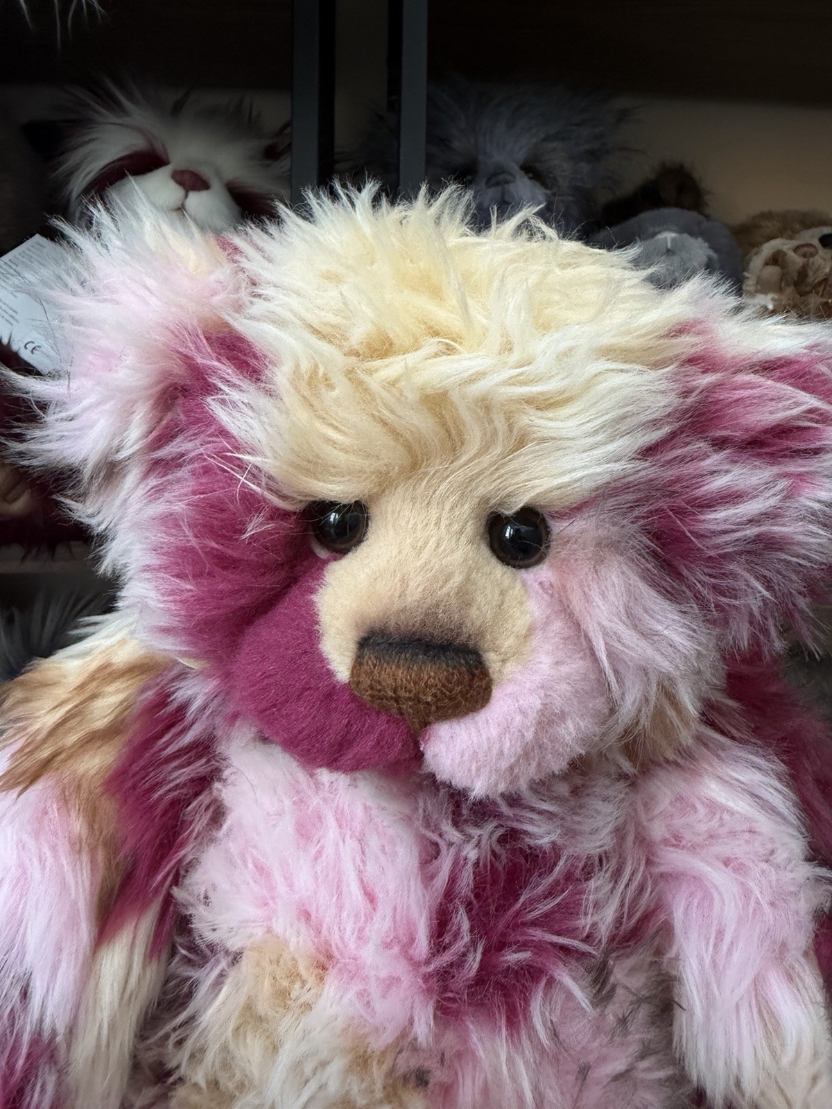 Collectible Charlie Bear Eton Soft Toy Plush Eton Mess Style Teddy Bear - Image 2
