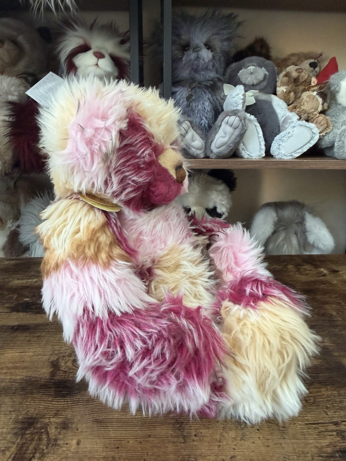 Collectible Charlie Bear Eton Soft Toy Plush Eton Mess Style Teddy Bear - Image 3