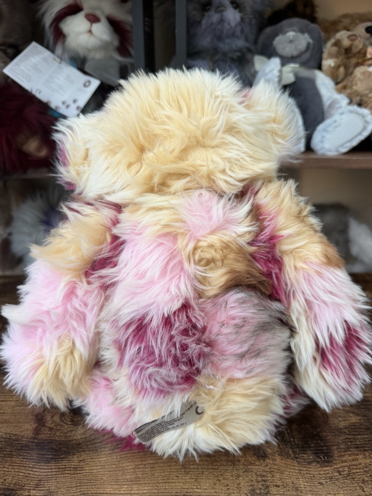 Collectible Charlie Bear Eton Soft Toy Plush Eton Mess Style Teddy Bear - Image 5