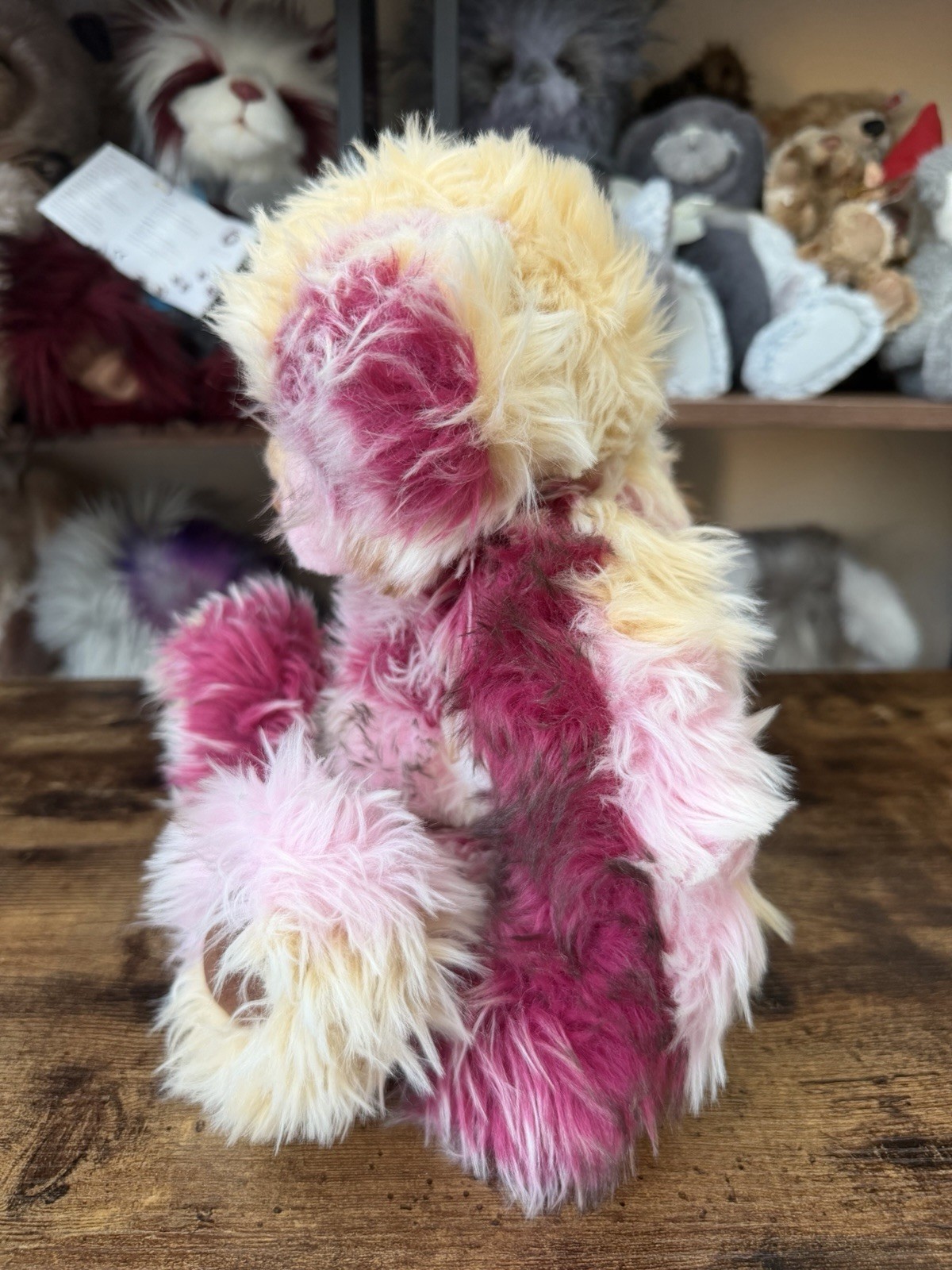 Collectible Charlie Bear Eton Soft Toy Plush Eton Mess Style Teddy Bear - Image 6