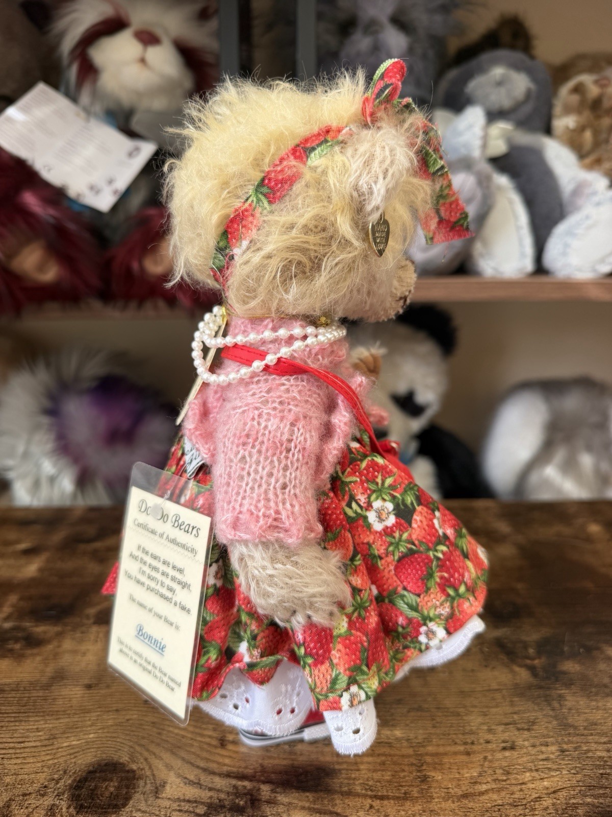Bonnie by Do Do Bears One of a Kind Artist Mohair - Image 3