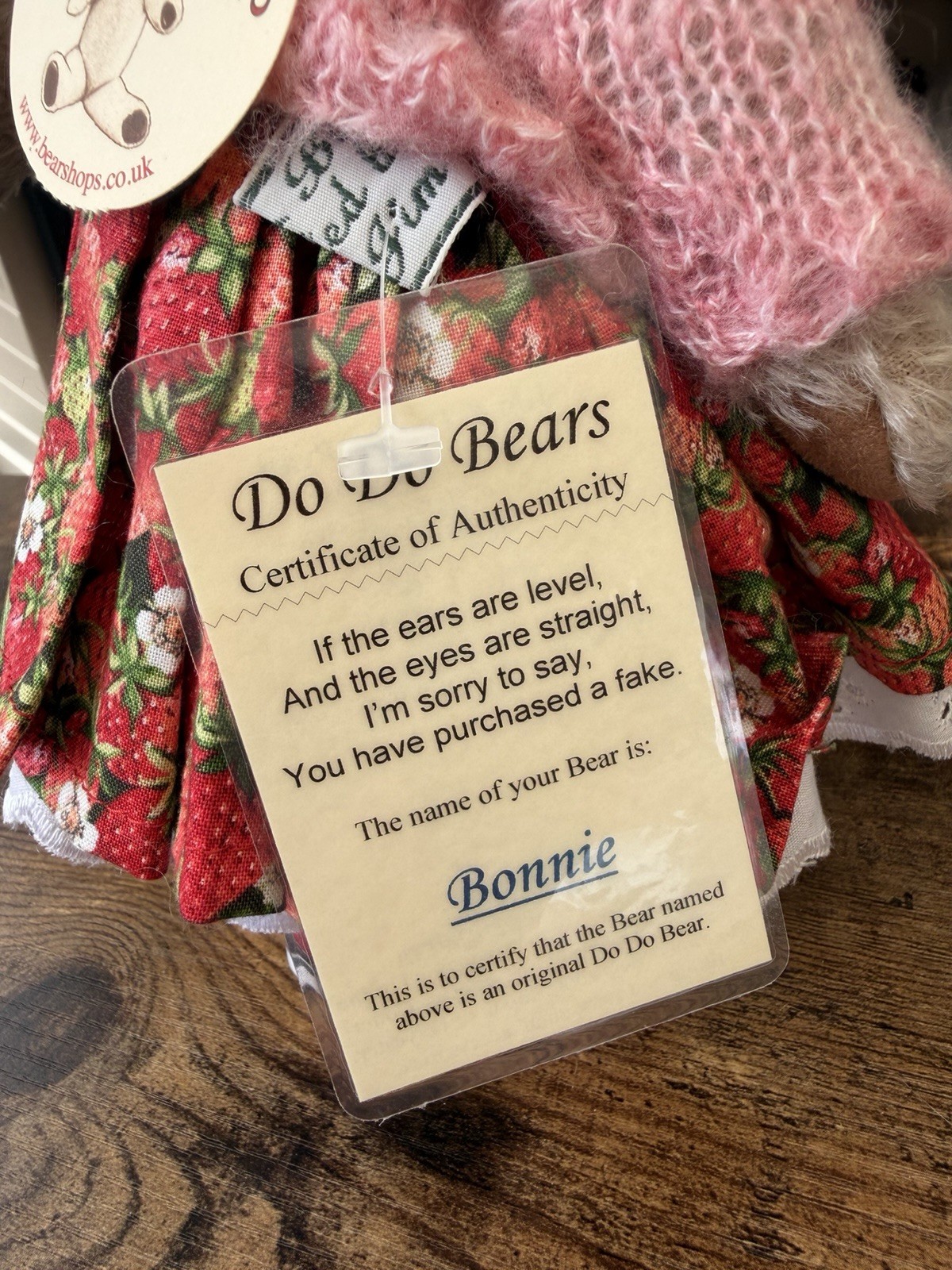 Bonnie by Do Do Bears One of a Kind Artist Mohair - Image 5
