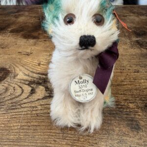 STEIFF Molly Dog Replica Limited Edition EAN 403439 10cm mohair BN