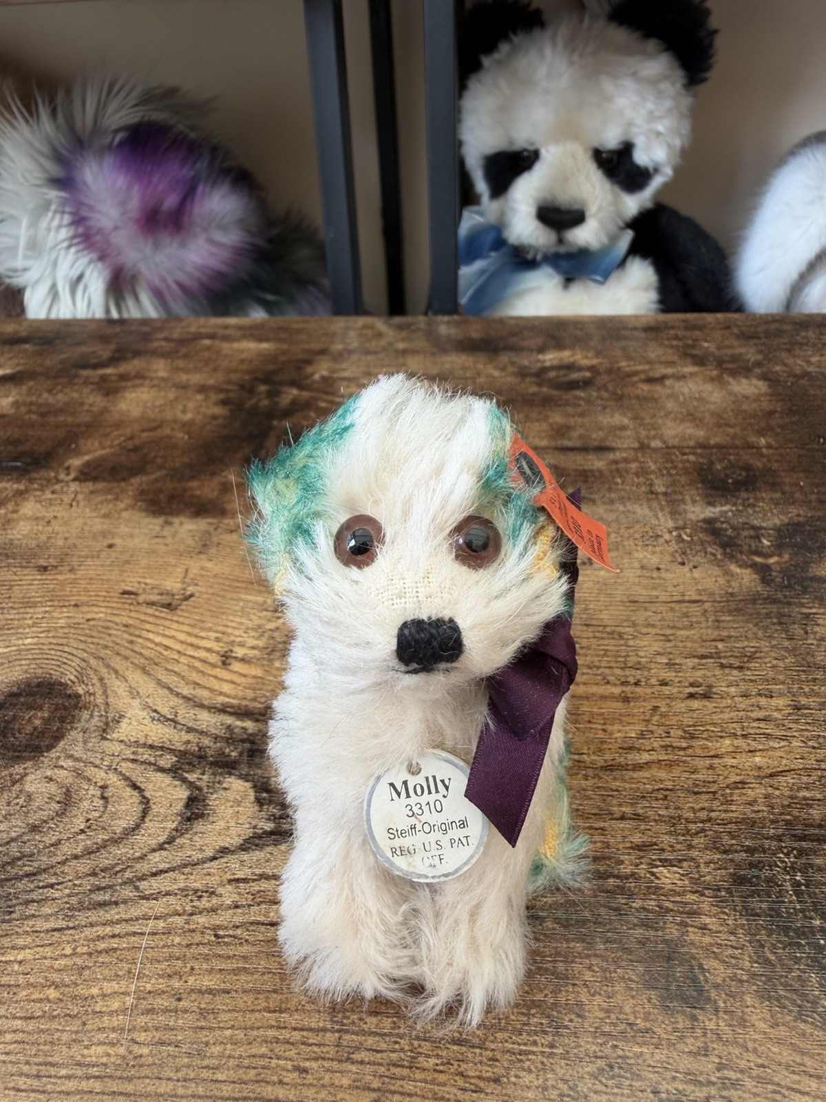 STEIFF Molly Dog Replica Limited Edition EAN 403439 10cm mohair BN - Image 2